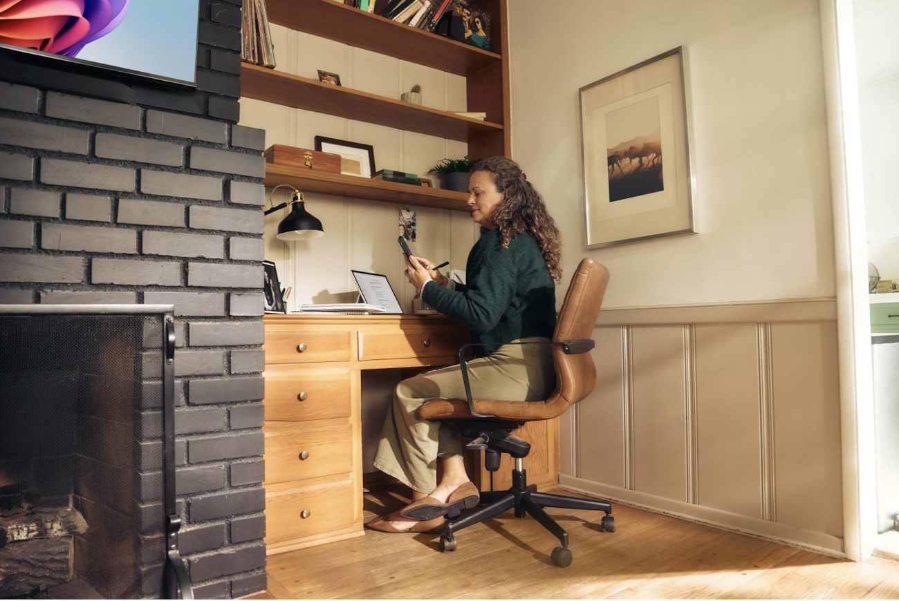 personne dans son bureau